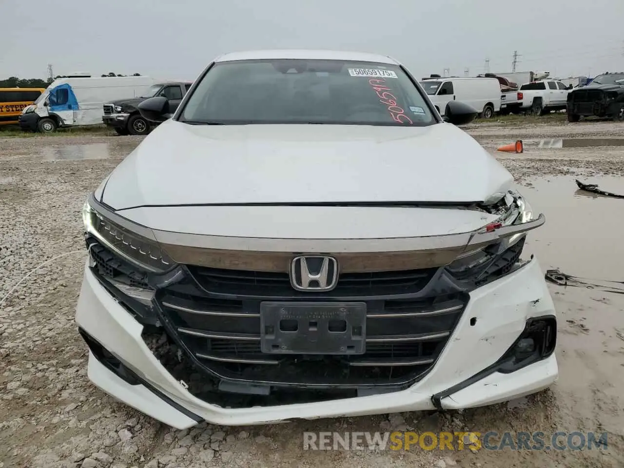 5 Фотография поврежденного автомобиля 1HGCV1F43MA121198 HONDA ACCORD 2021