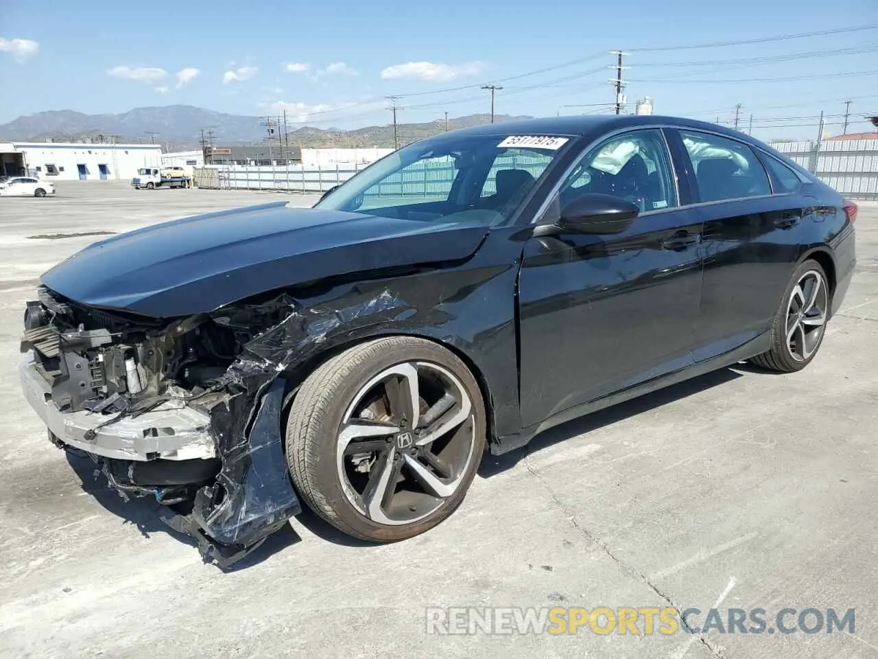 1 Photograph of a damaged car 1HGCV1F44MA002107 HONDA ACCORD 2021