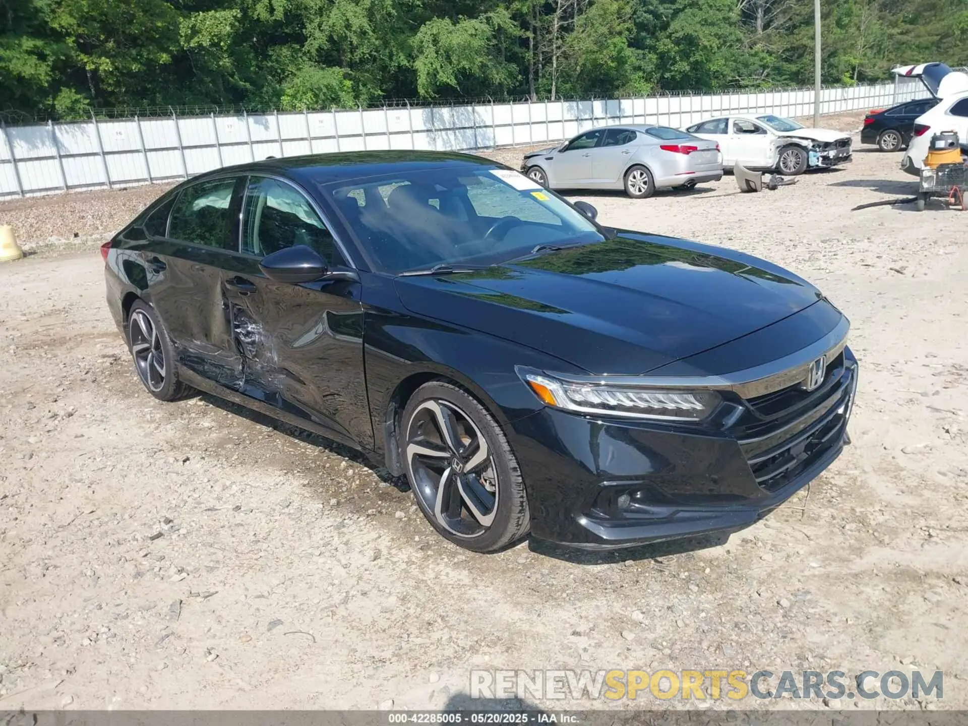 1 Photograph of a damaged car 1HGCV1F44MA021871 HONDA ACCORD 2021