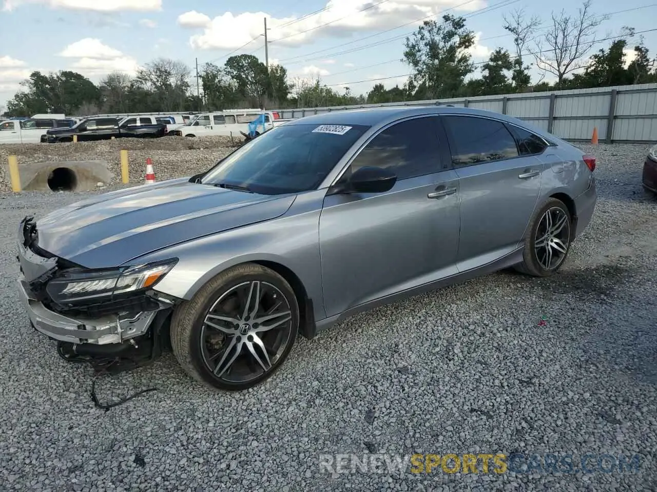 1 Фотография поврежденного автомобиля 1HGCV1F44MA027069 HONDA ACCORD 2021