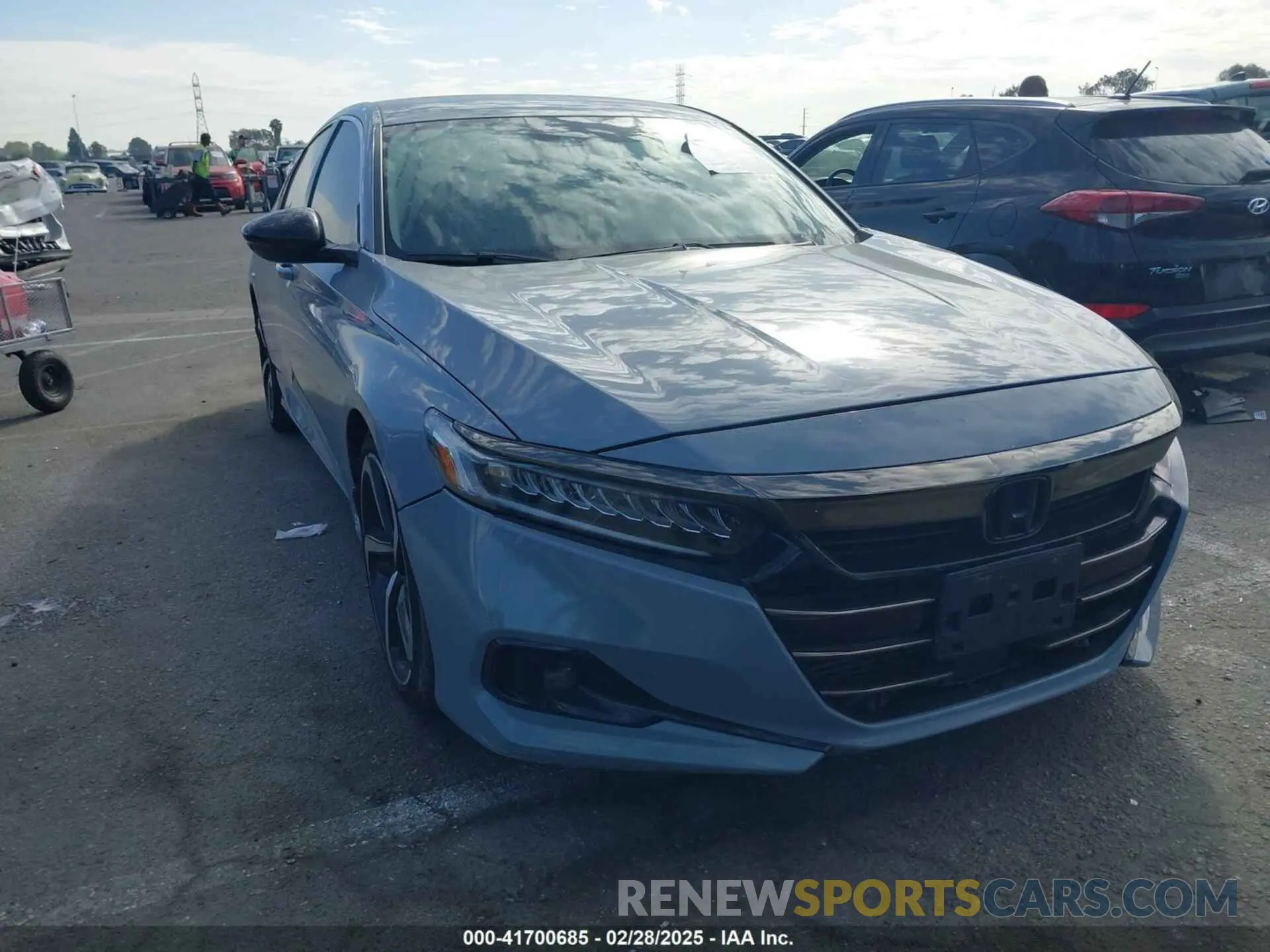 1 Photograph of a damaged car 1HGCV1F44MA070391 HONDA ACCORD 2021