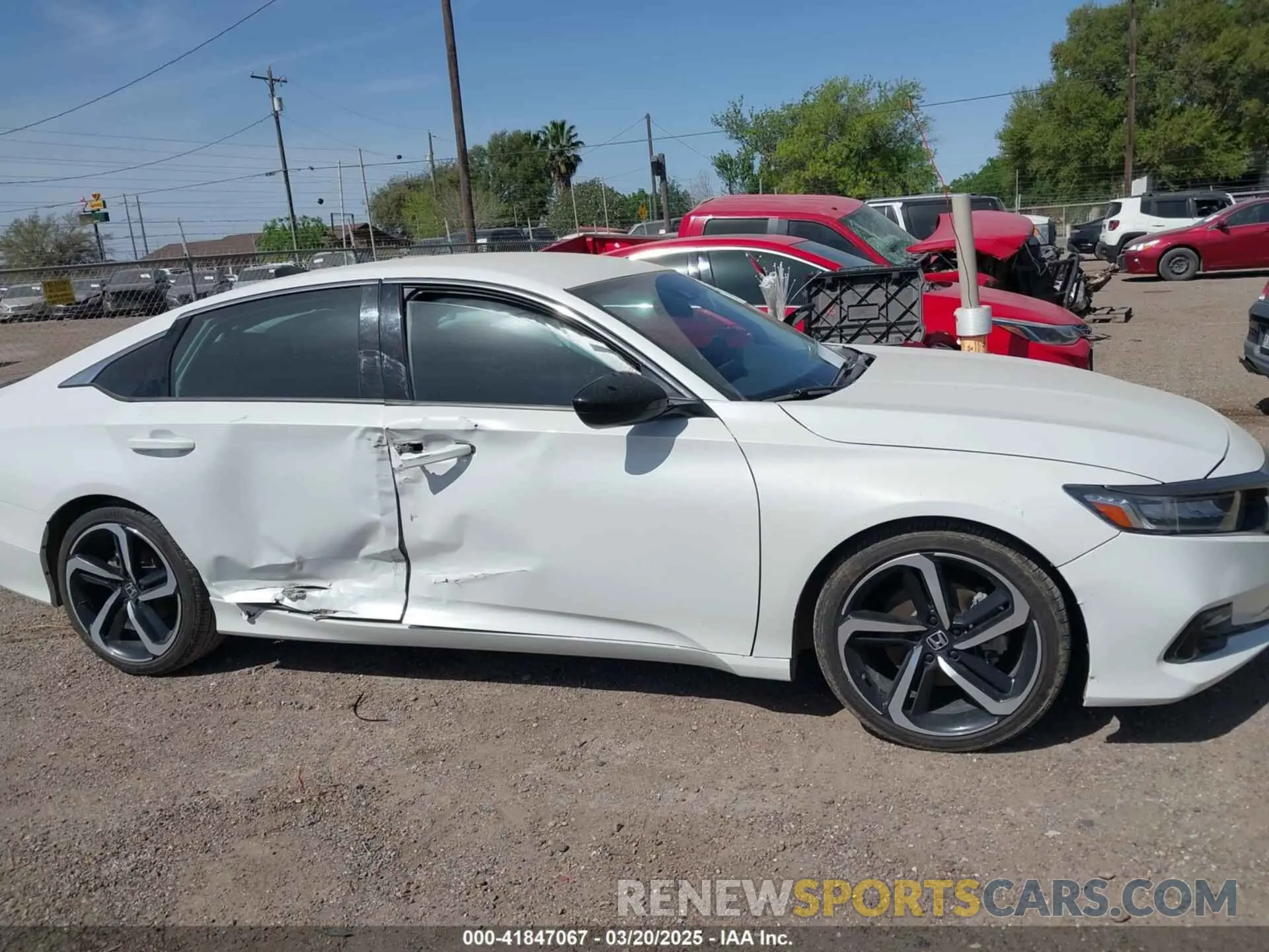 13 Photograph of a damaged car 1HGCV1F44MA071430 HONDA ACCORD 2021