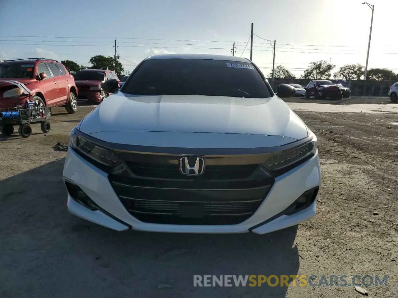 5 Photograph of a damaged car 1HGCV1F44MA085067 HONDA ACCORD 2021