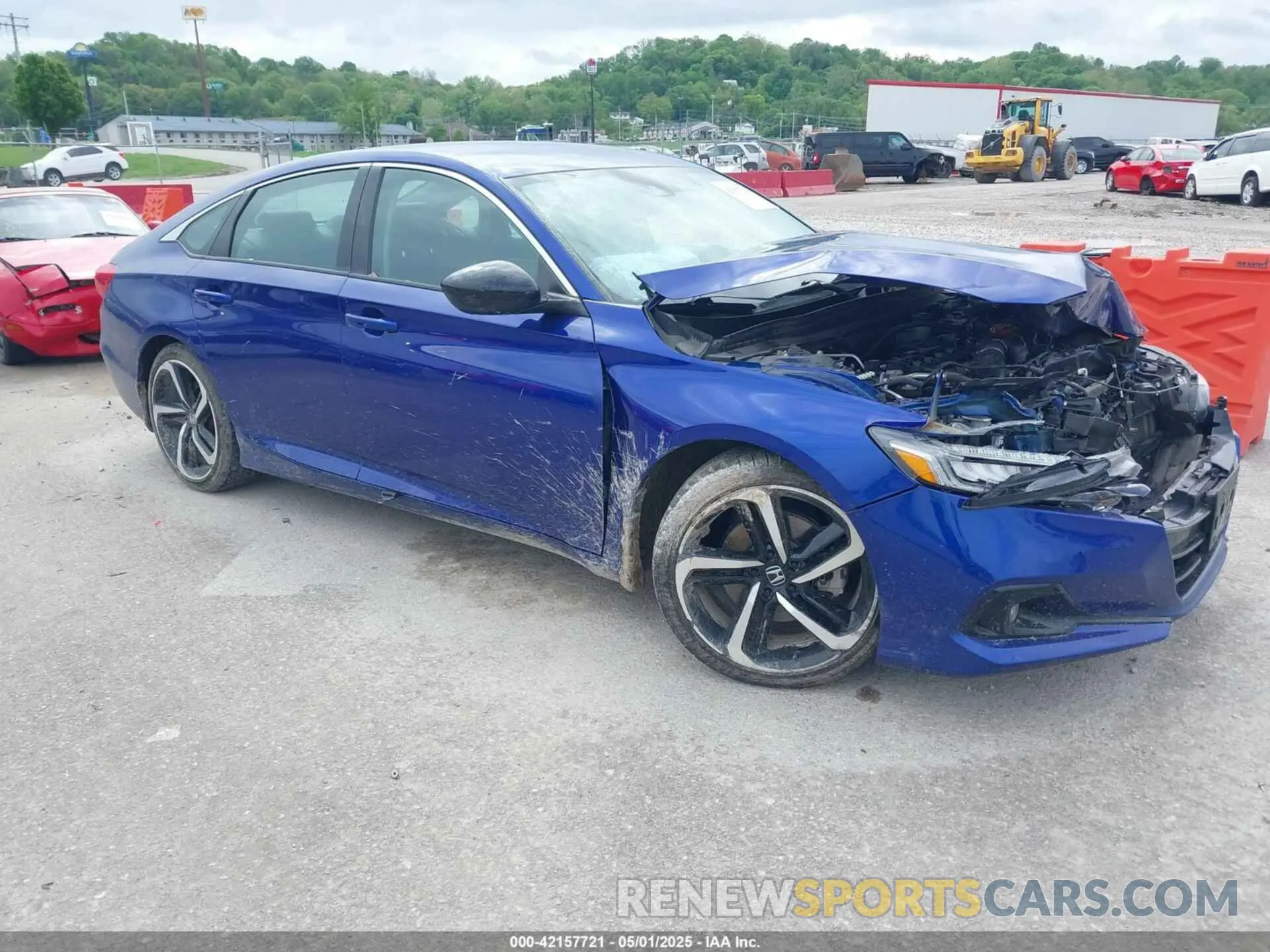 1 Photograph of a damaged car 1HGCV1F45MA011415 HONDA ACCORD 2021