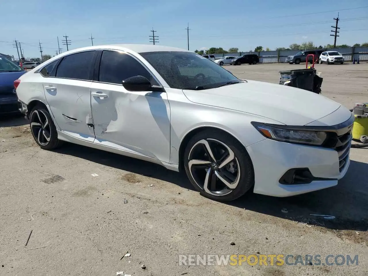 4 Фотография поврежденного автомобиля 1HGCV1F45MA085093 HONDA ACCORD 2021