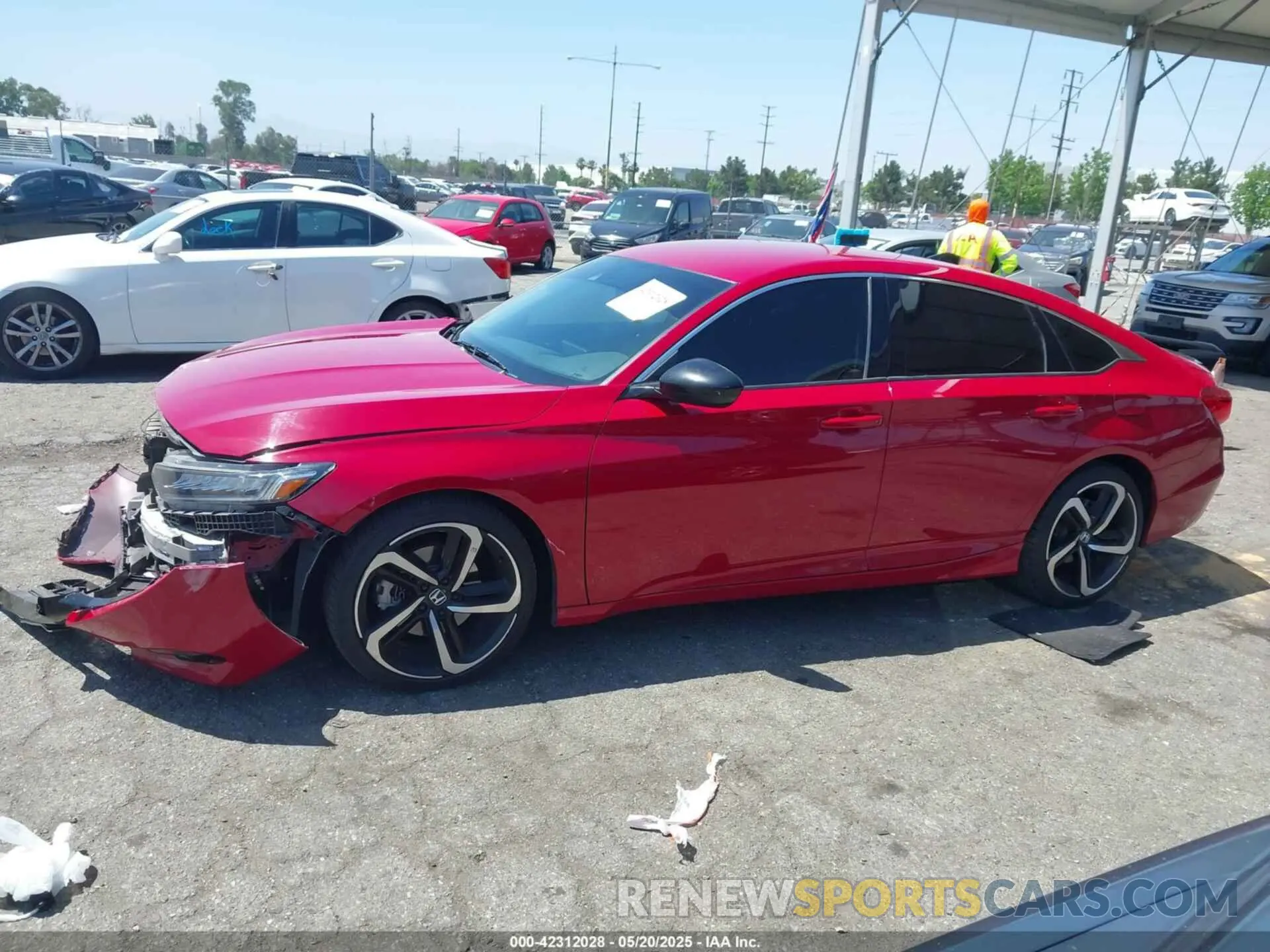 15 Photograph of a damaged car 1HGCV1F46MA062695 HONDA ACCORD 2021