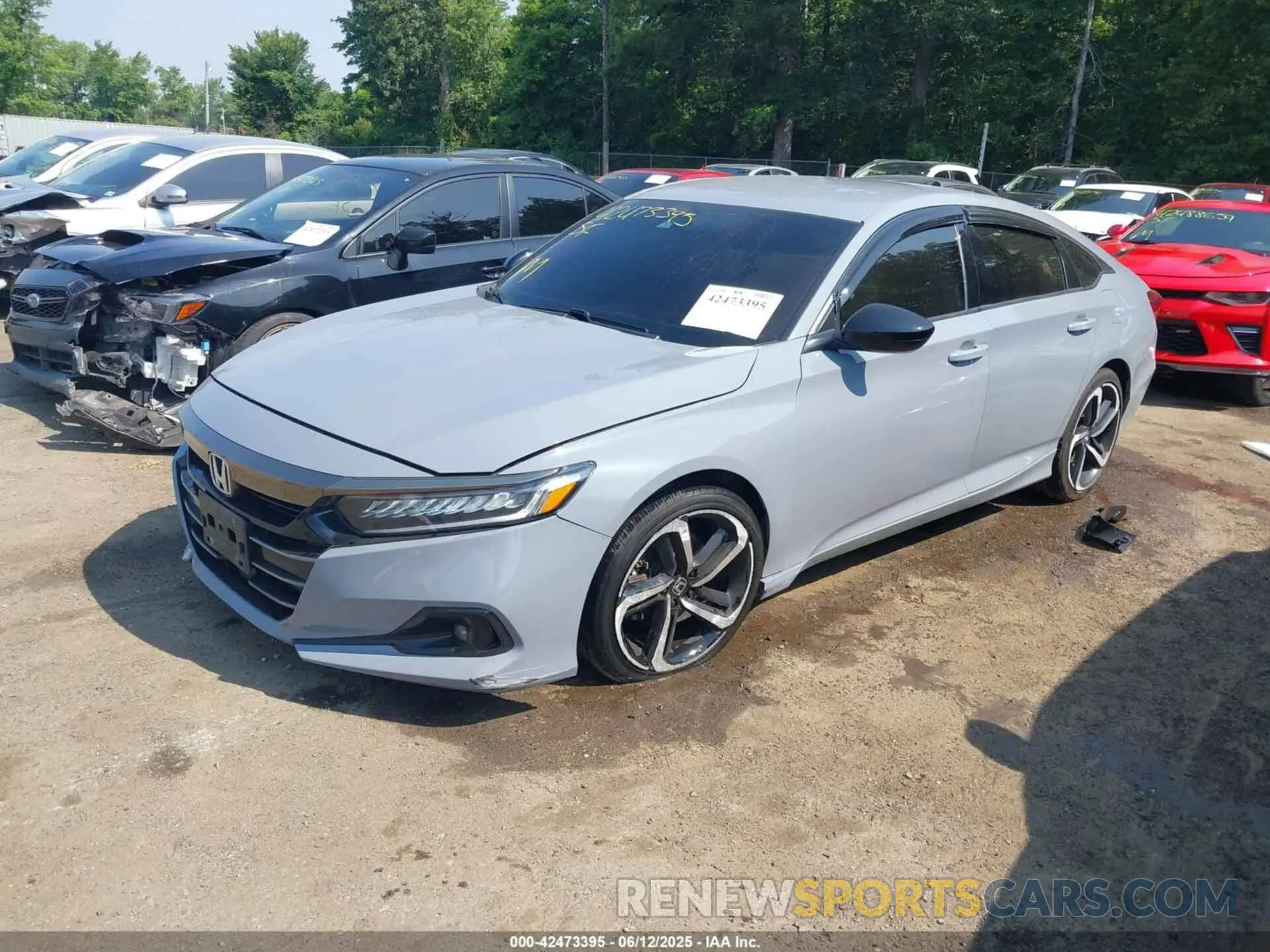 2 Photograph of a damaged car 1HGCV1F46MA118361 HONDA ACCORD 2021