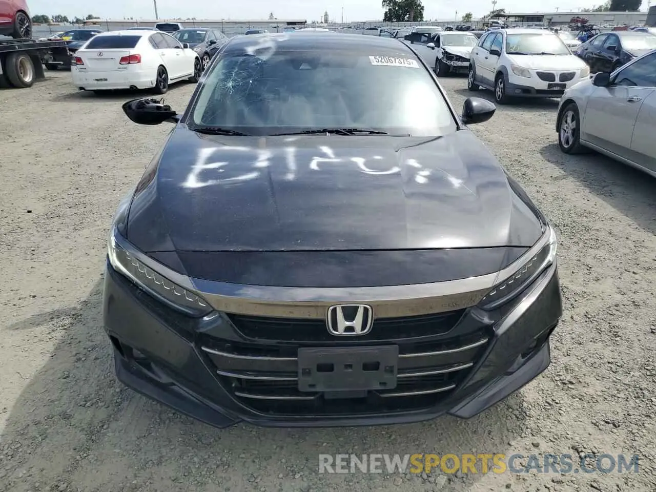 5 Фотография поврежденного автомобиля 1HGCV1F47MA002196 HONDA ACCORD 2021