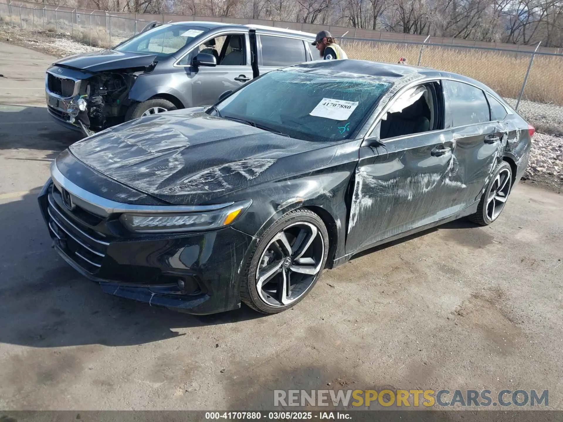 2 Photograph of a damaged car 1HGCV1F47MA022626 HONDA ACCORD 2021