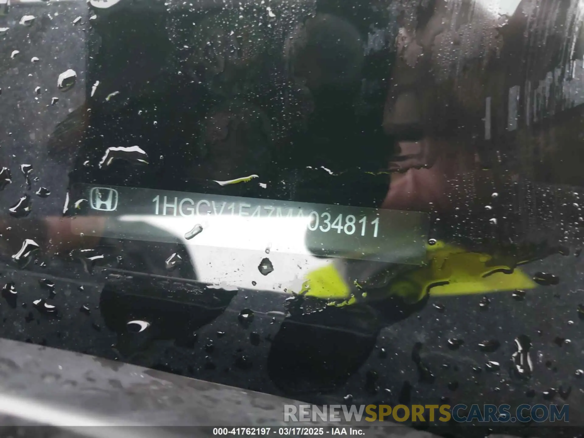 18 Photograph of a damaged car 1HGCV1F47MA034811 HONDA ACCORD 2021