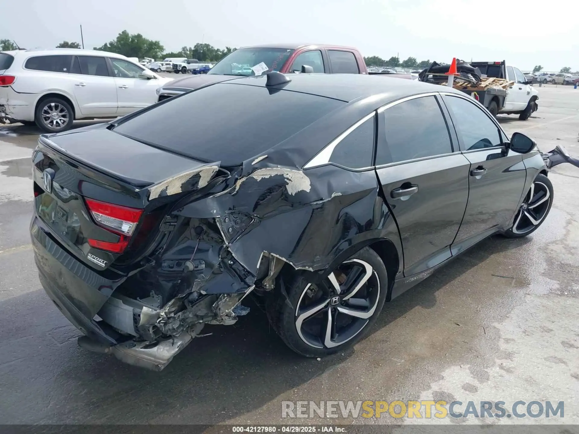 4 Фотография поврежденного автомобиля 1HGCV1F47MA052421 HONDA ACCORD 2021