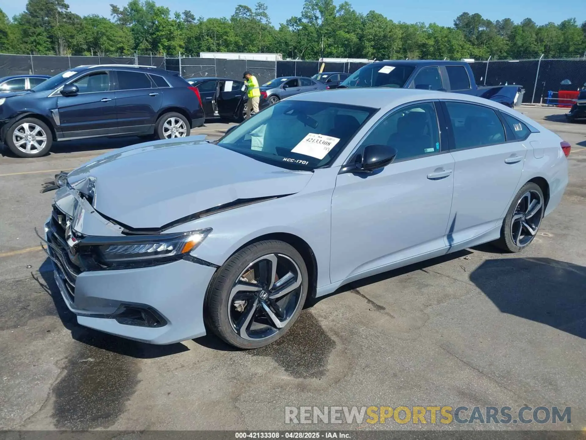 2 Photograph of a damaged car 1HGCV1F47MA120703 HONDA ACCORD 2021