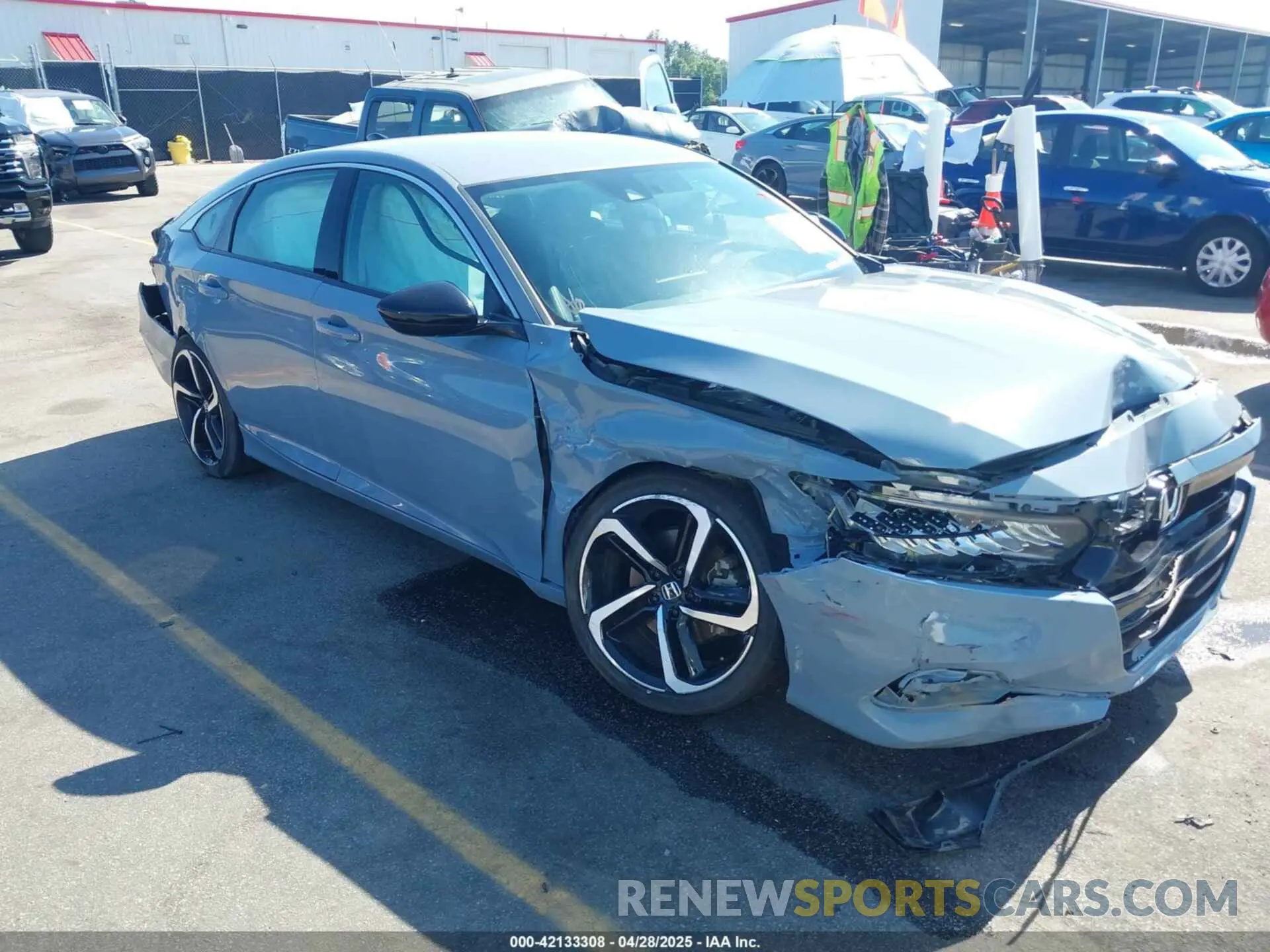 6 Photograph of a damaged car 1HGCV1F47MA120703 HONDA ACCORD 2021