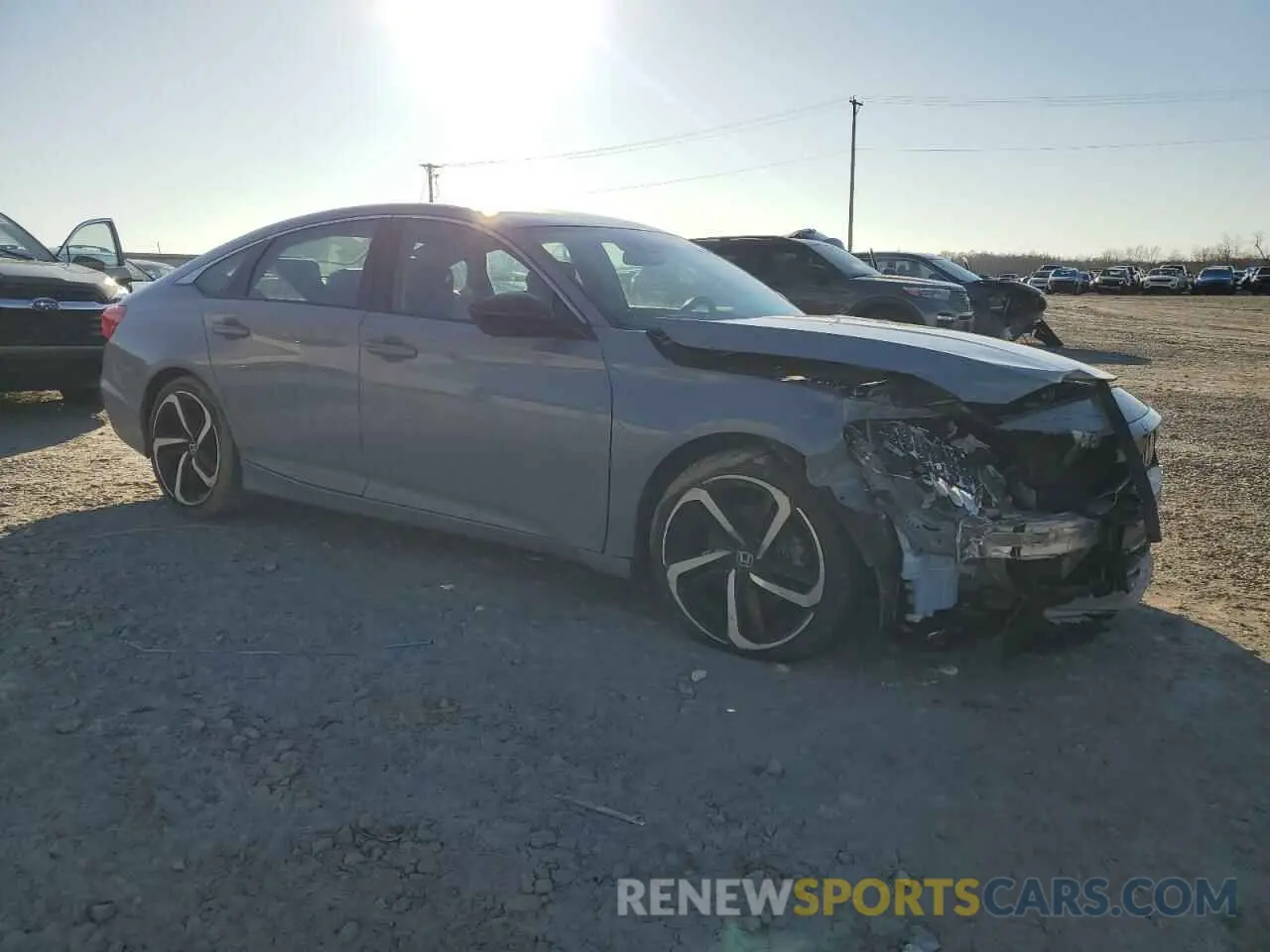 4 Photograph of a damaged car 1HGCV1F47MA124203 HONDA ACCORD 2021