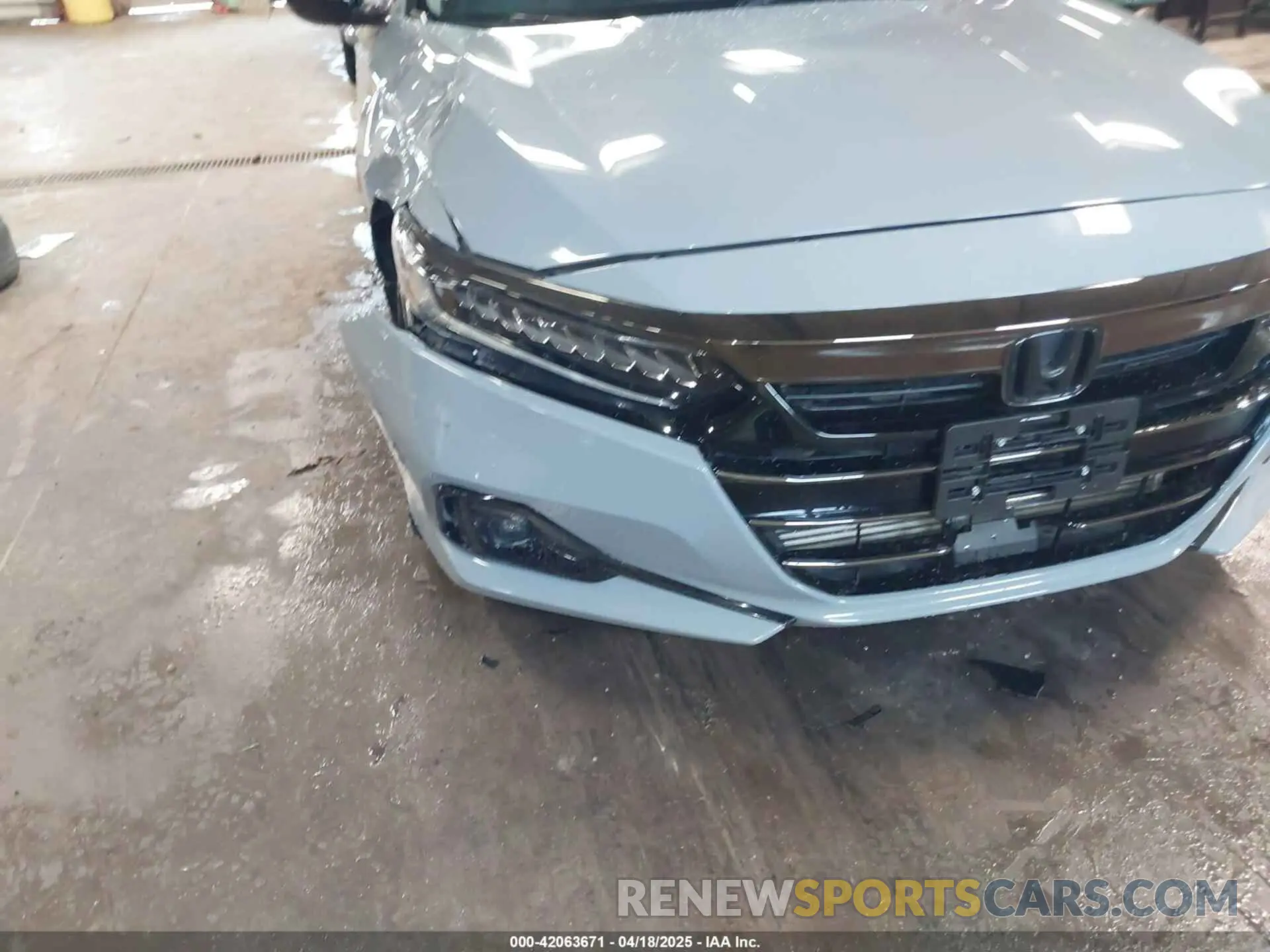 6 Фотография поврежденного автомобиля 1HGCV1F48MA118281 HONDA ACCORD 2021