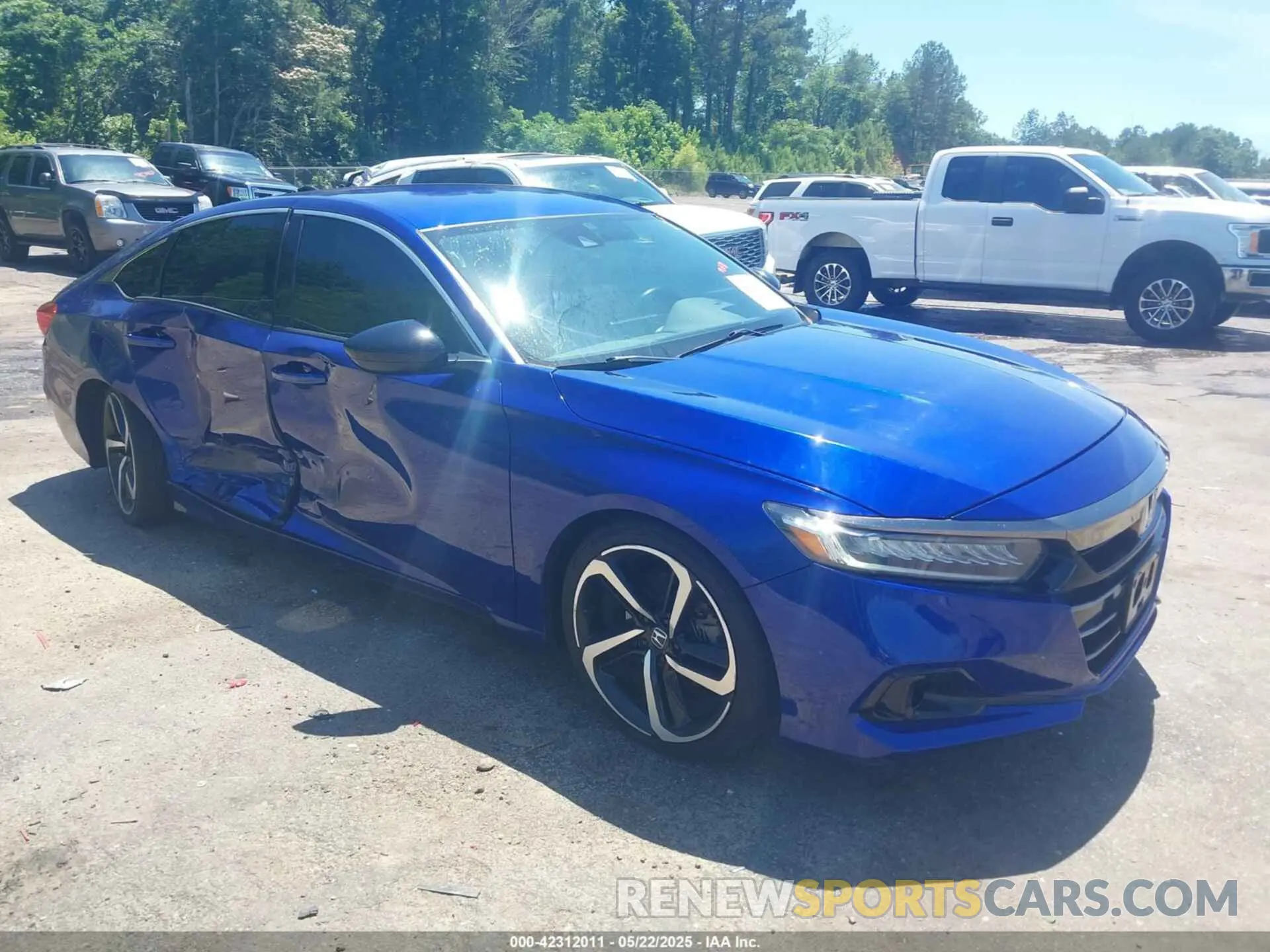 1 Photograph of a damaged car 1HGCV1F49MA040075 HONDA ACCORD 2021