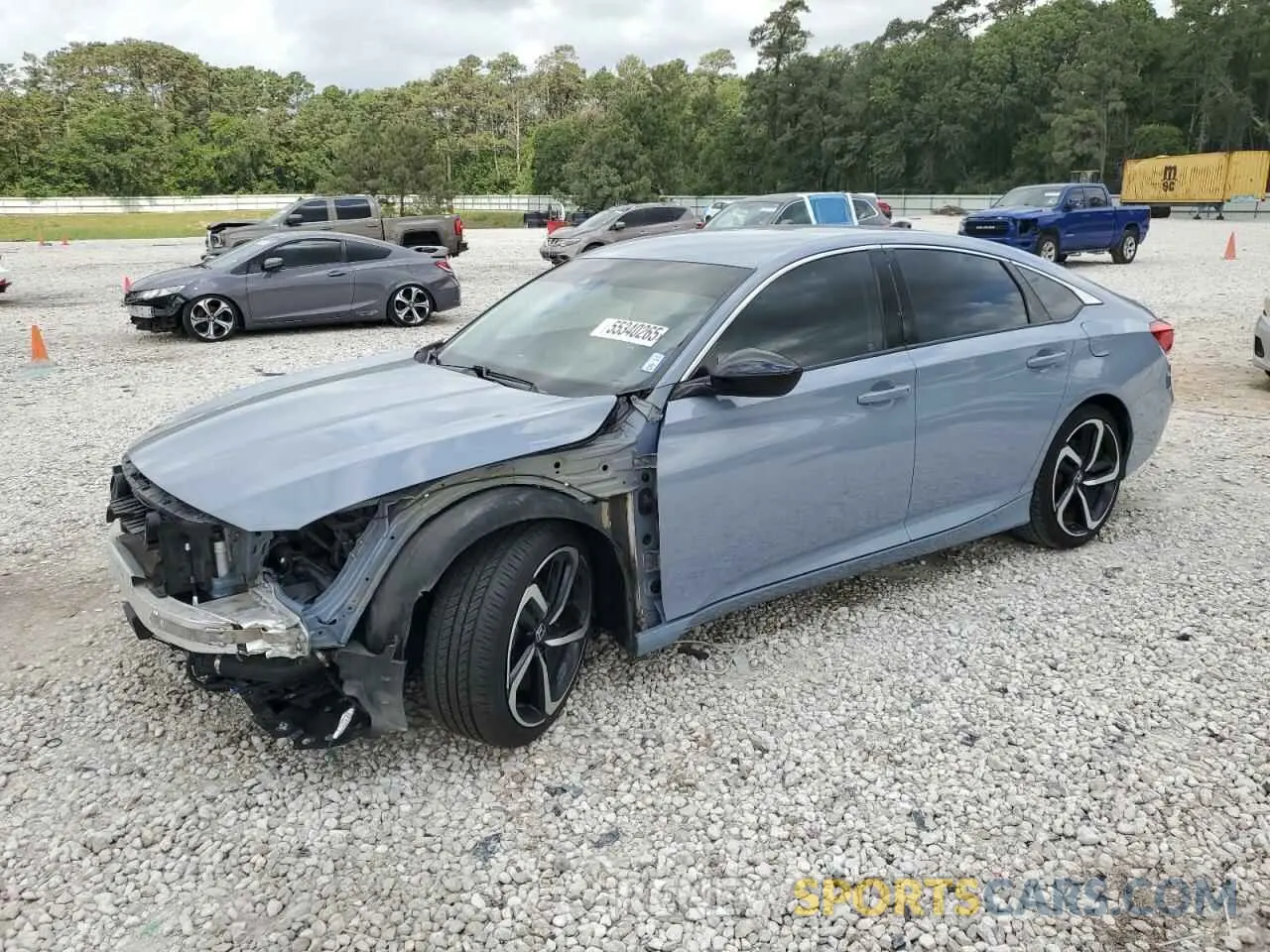 1 Photograph of a damaged car 1HGCV1F49MA077417 HONDA ACCORD 2021