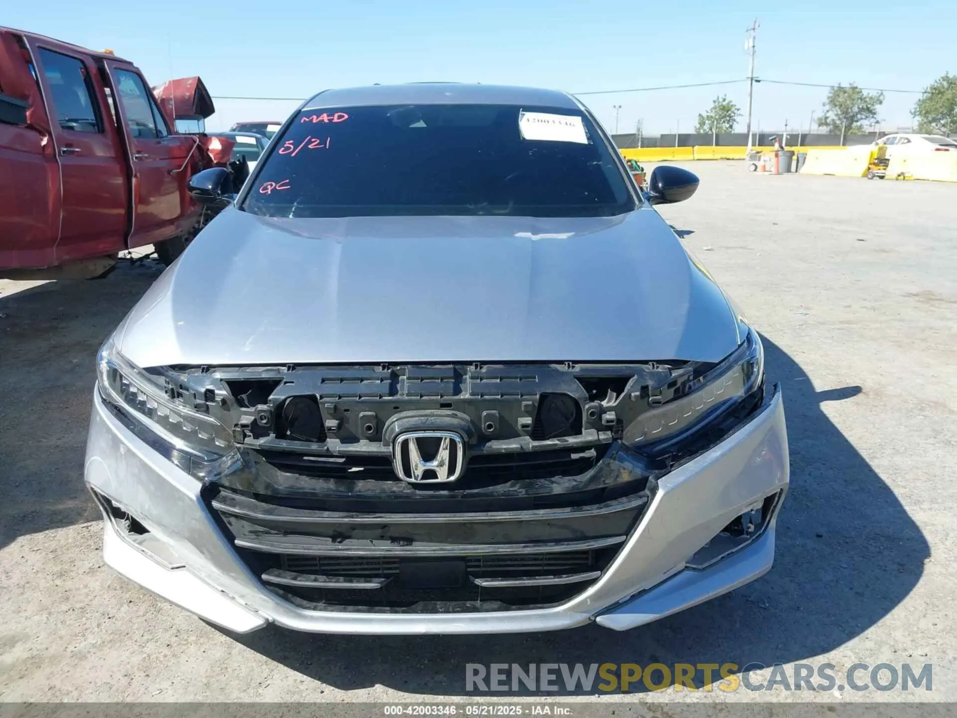 11 Photograph of a damaged car 1HGCV1F4XMA041705 HONDA ACCORD 2021