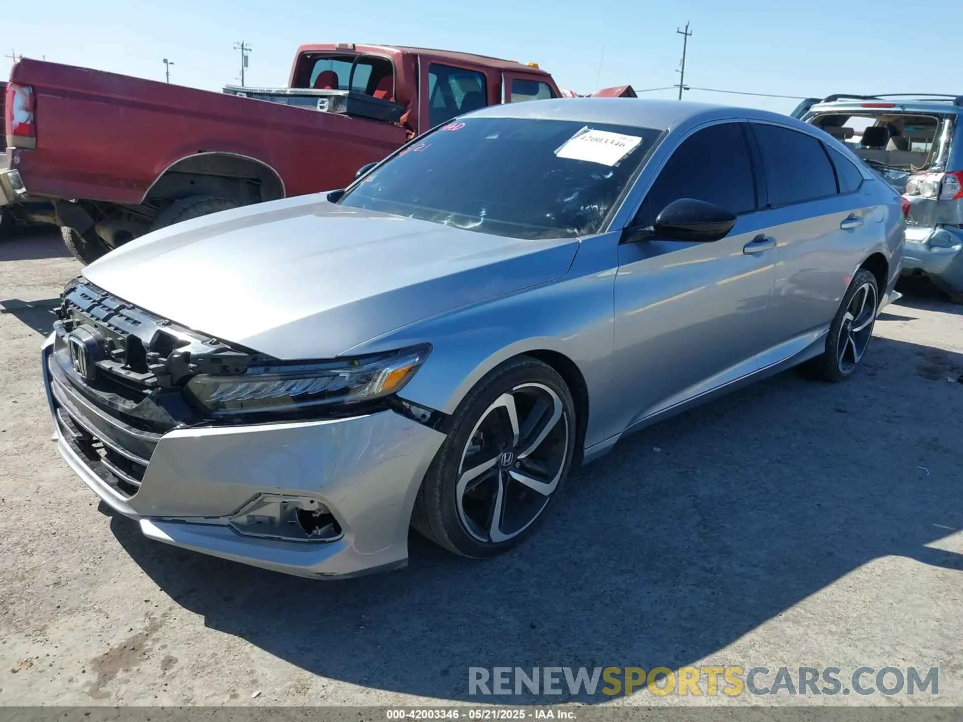 2 Photograph of a damaged car 1HGCV1F4XMA041705 HONDA ACCORD 2021