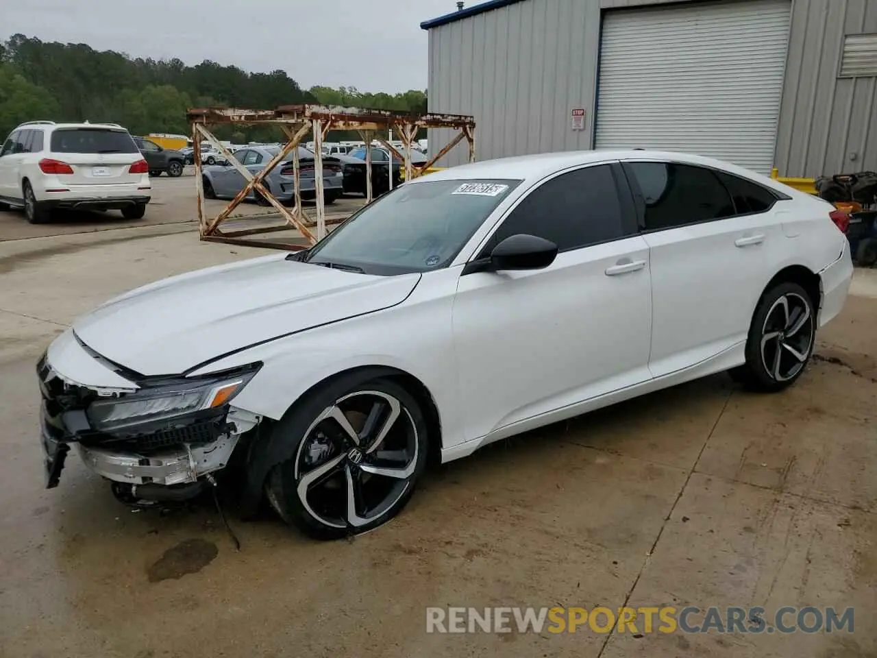 1 Photograph of a damaged car 1HGCV1F4XMA050825 HONDA ACCORD 2021