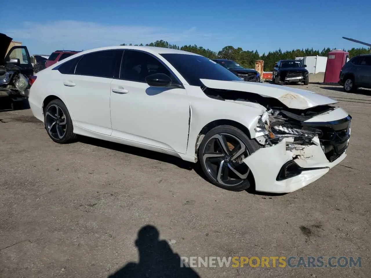 4 Photograph of a damaged car 1HGCV1F4XMA065938 HONDA ACCORD 2021