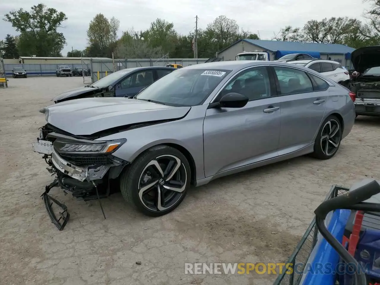 1 Фотография поврежденного автомобиля 1HGCV1F4XMA087597 HONDA ACCORD 2021