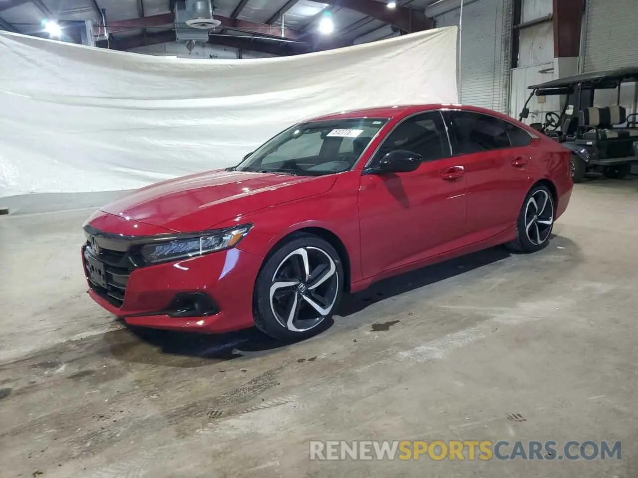 1 Photograph of a damaged car 1HGCV1F4XMA115883 HONDA ACCORD 2021