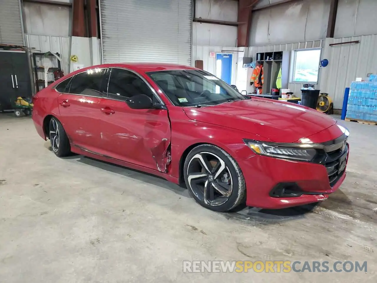 4 Photograph of a damaged car 1HGCV1F4XMA115883 HONDA ACCORD 2021