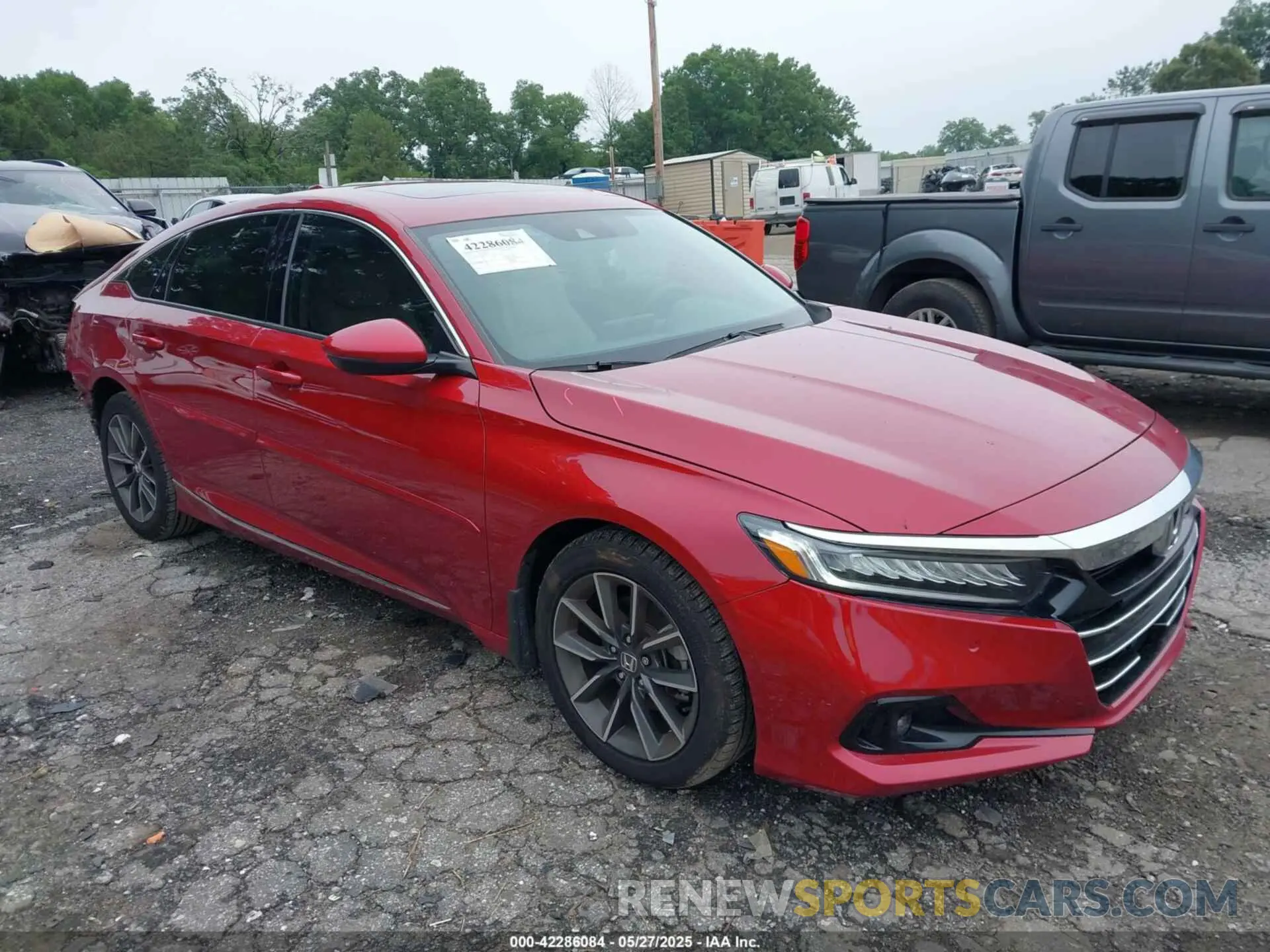 1 Photograph of a damaged car 1HGCV1F50MA000475 HONDA ACCORD 2021