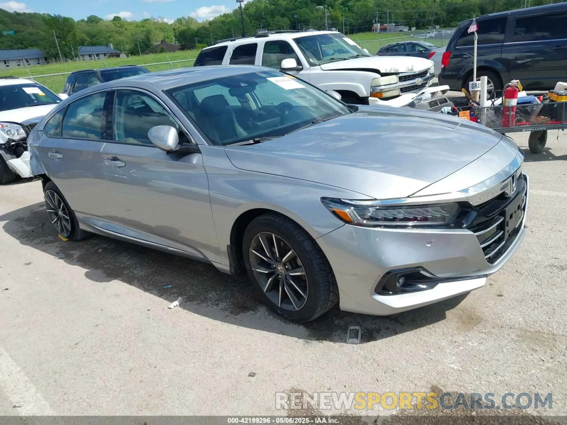 1 Photograph of a damaged car 1HGCV1F50MA090405 HONDA ACCORD 2021