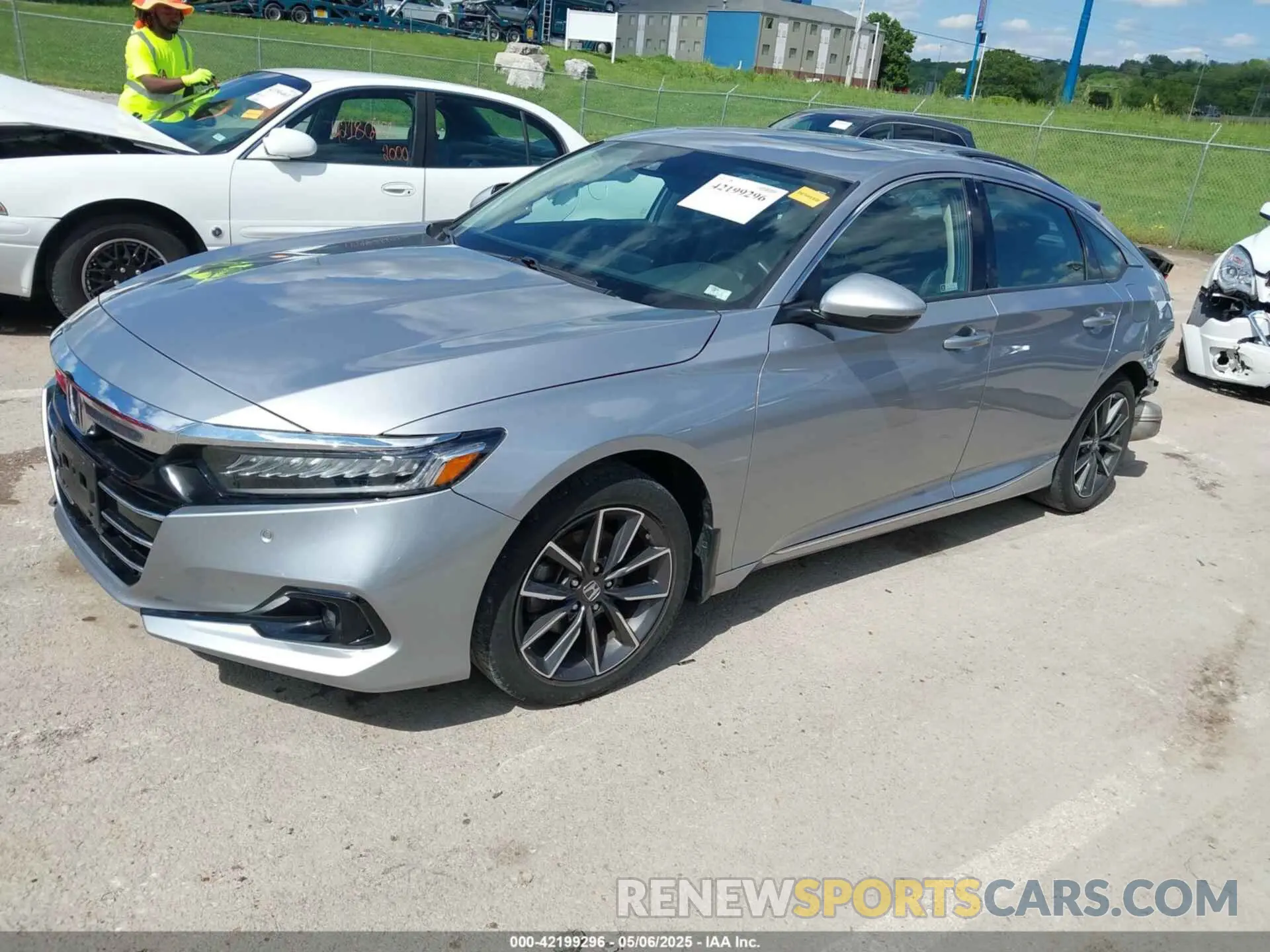 2 Photograph of a damaged car 1HGCV1F50MA090405 HONDA ACCORD 2021