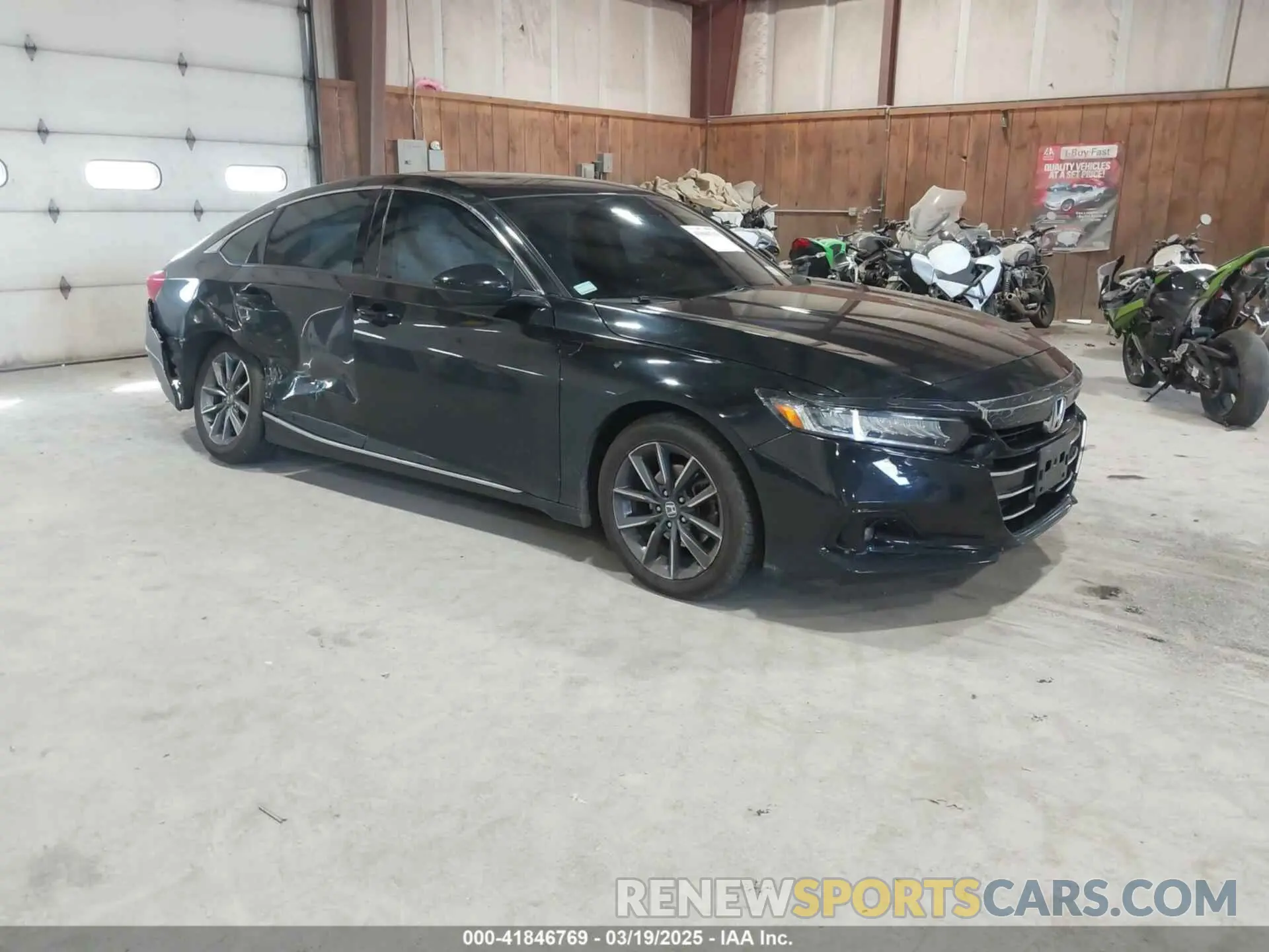 1 Photograph of a damaged car 1HGCV1F51MA016300 HONDA ACCORD 2021