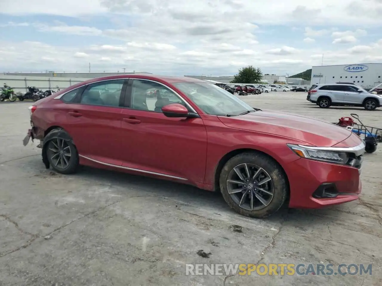 4 Photograph of a damaged car 1HGCV1F51MA047160 HONDA ACCORD 2021