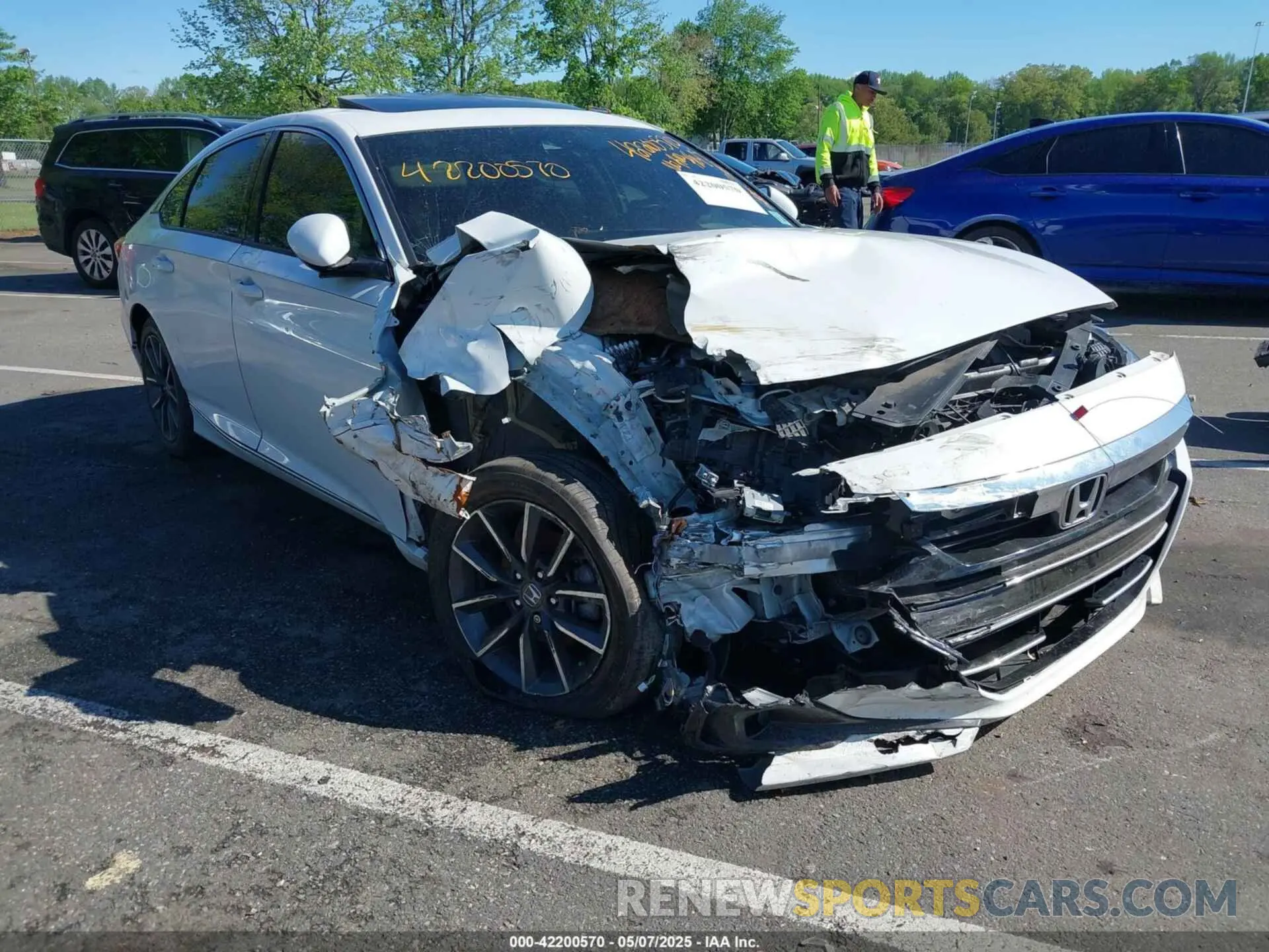 1 Фотография поврежденного автомобиля 1HGCV1F51MA072012 HONDA ACCORD 2021