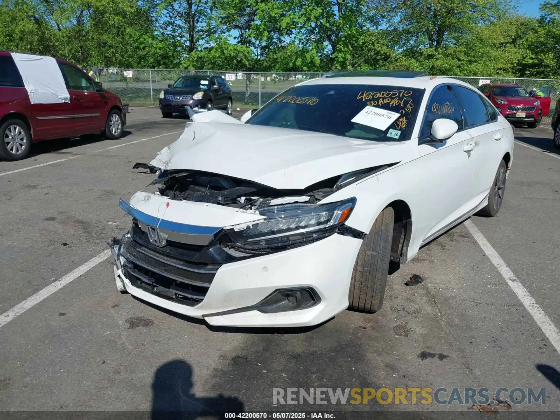 2 Фотография поврежденного автомобиля 1HGCV1F51MA072012 HONDA ACCORD 2021