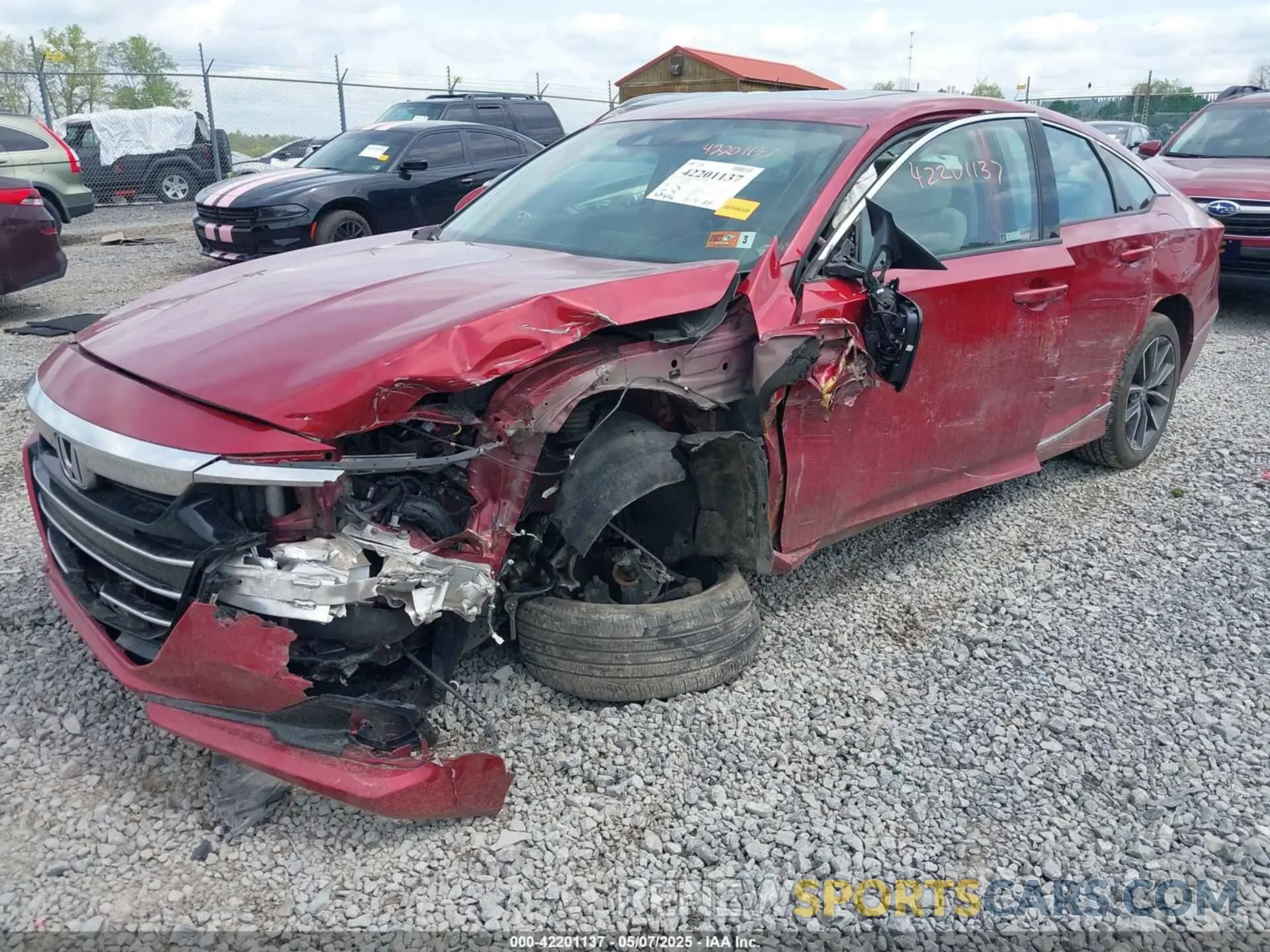 6 Фотография поврежденного автомобиля 1HGCV1F52MA094827 HONDA ACCORD 2021