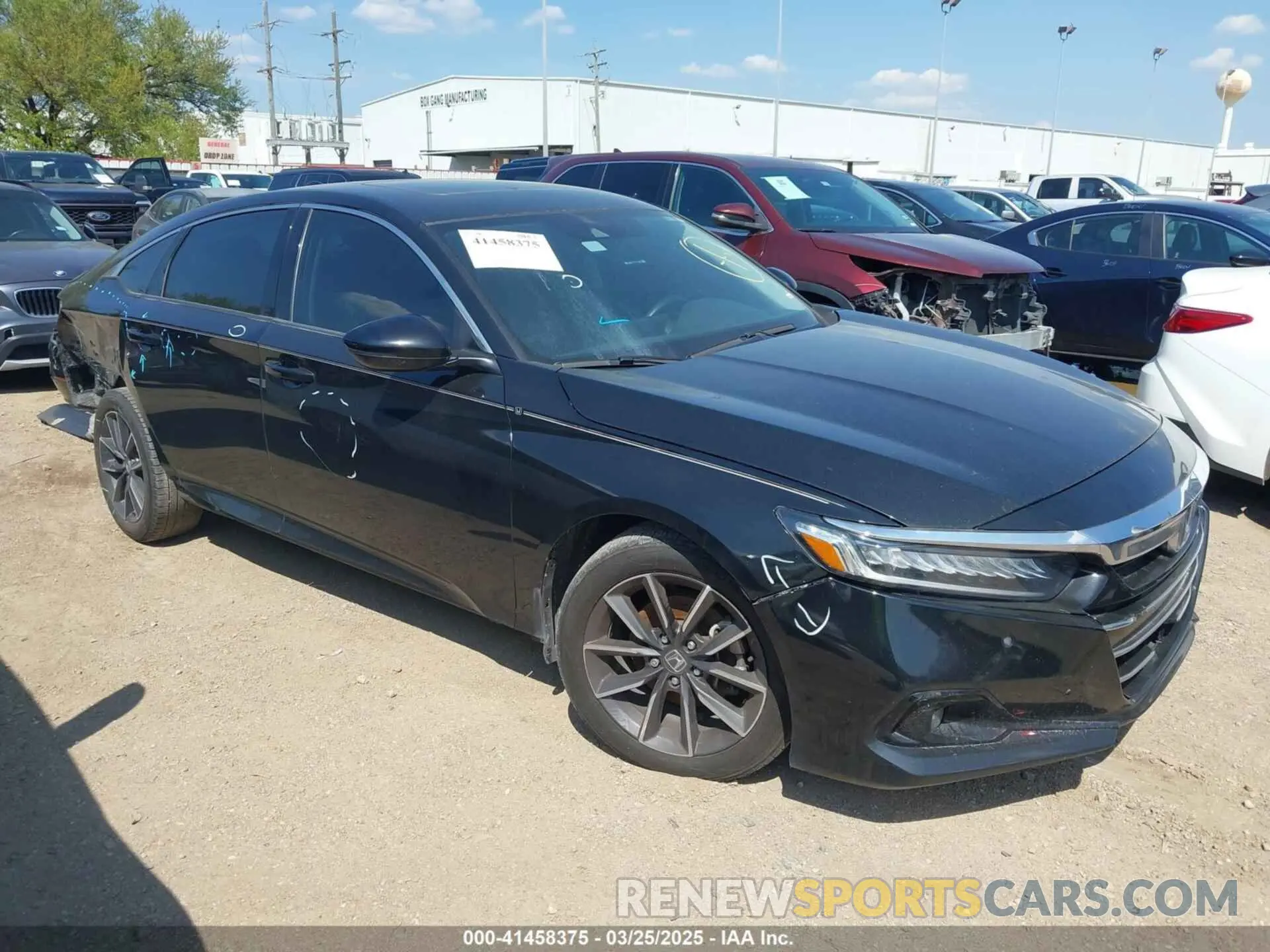 1 Photograph of a damaged car 1HGCV1F54MA050652 HONDA ACCORD 2021