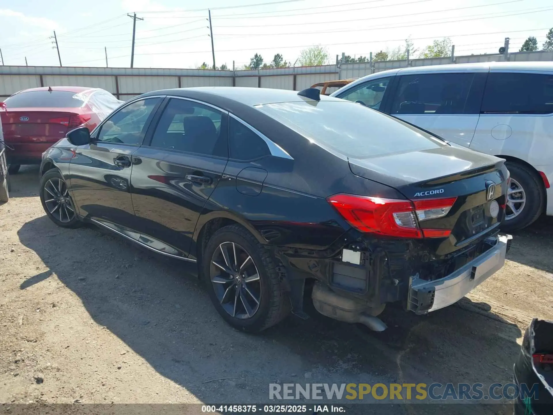 3 Photograph of a damaged car 1HGCV1F54MA050652 HONDA ACCORD 2021