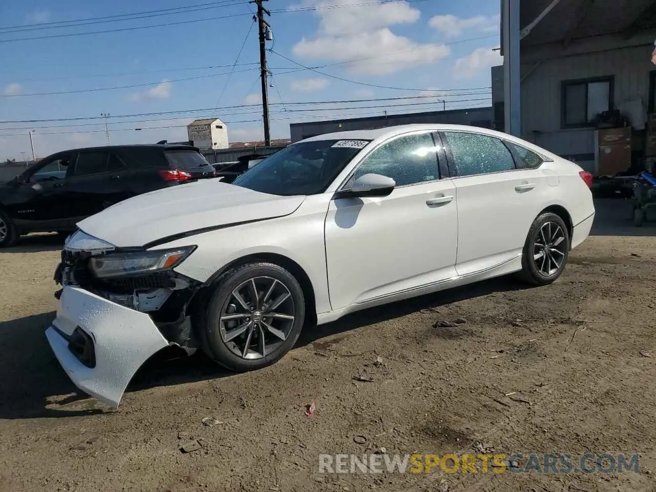 1 Photograph of a damaged car 1HGCV1F54MA076328 HONDA ACCORD 2021