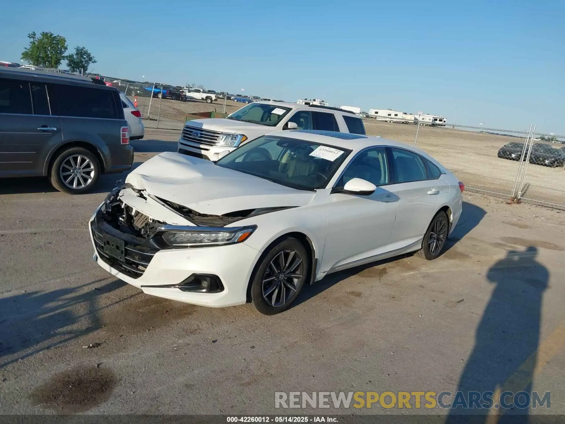 2 Photograph of a damaged car 1HGCV1F54MA085174 HONDA ACCORD 2021
