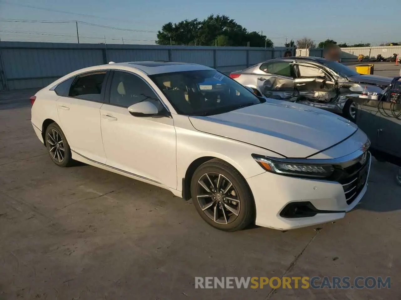 4 Photograph of a damaged car 1HGCV1F54MA110090 HONDA ACCORD 2021