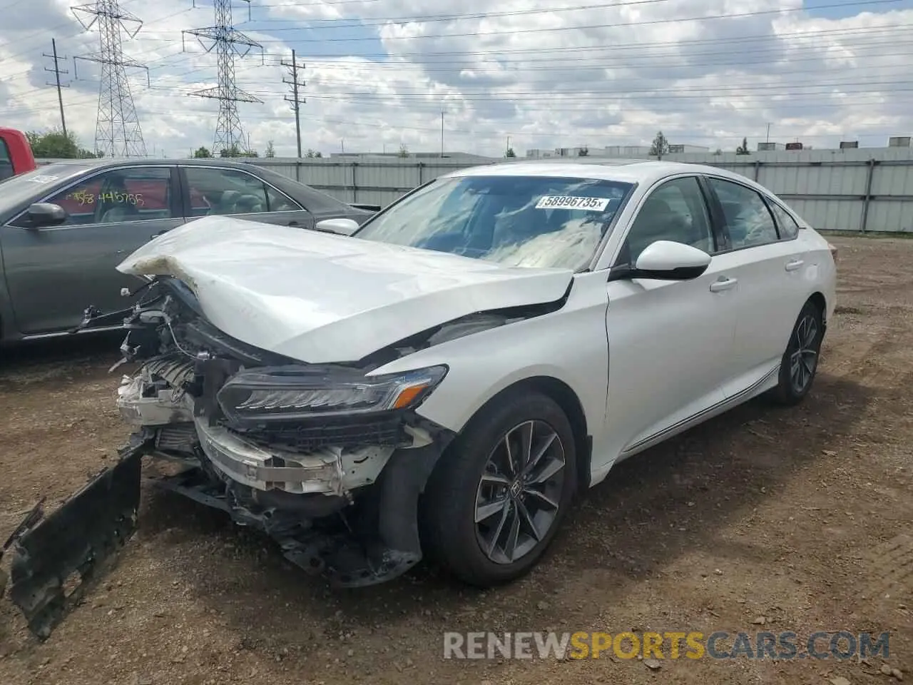1 Photograph of a damaged car 1HGCV1F55MA039272 HONDA ACCORD 2021
