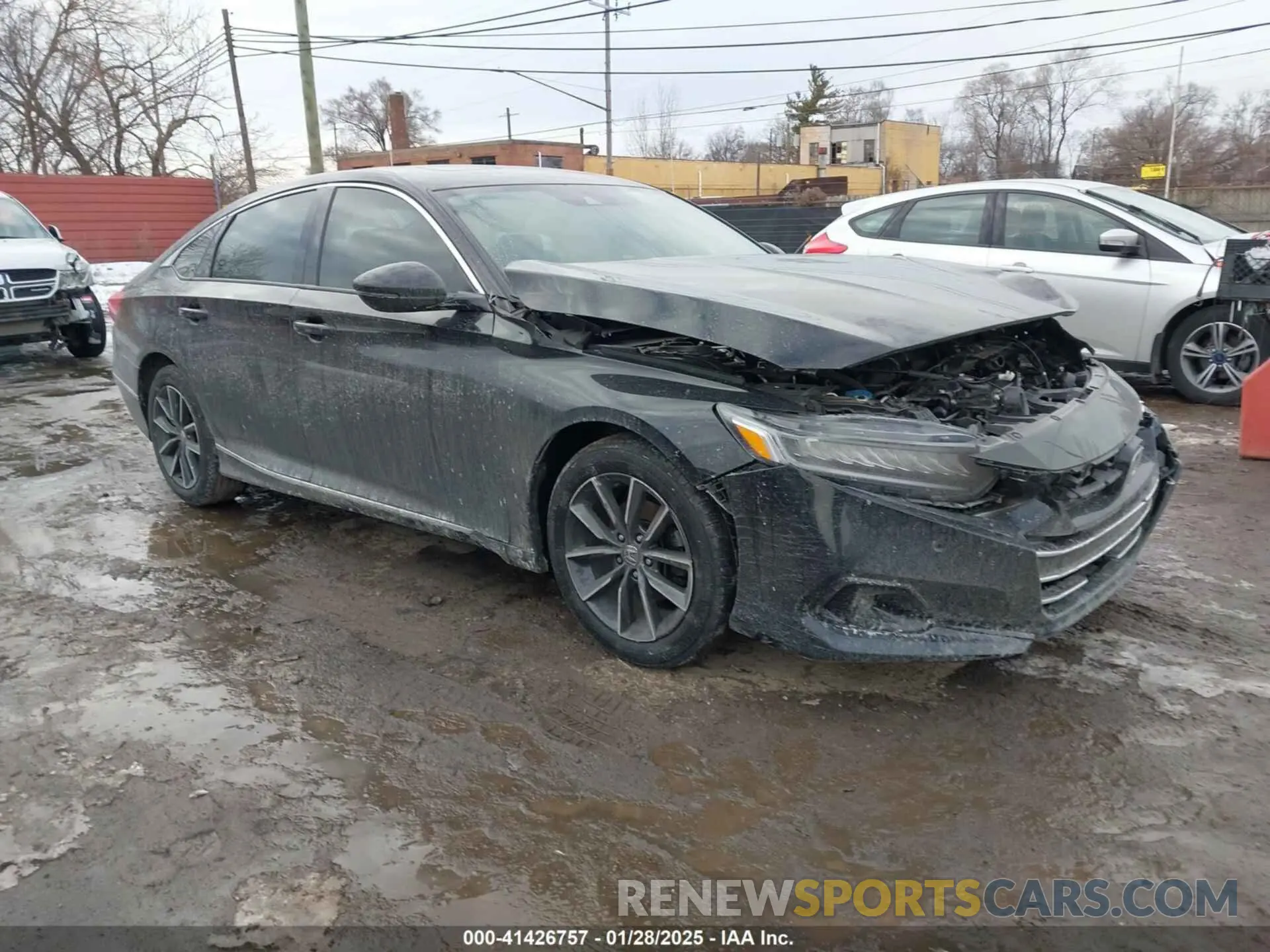 1 Photograph of a damaged car 1HGCV1F57MA006306 HONDA ACCORD 2021