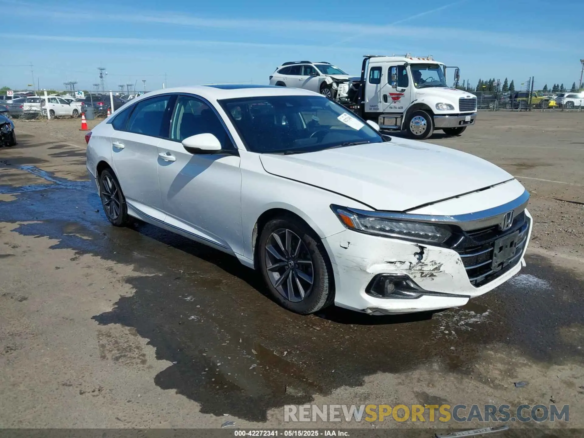 1 Photograph of a damaged car 1HGCV1F57MA016026 HONDA ACCORD 2021