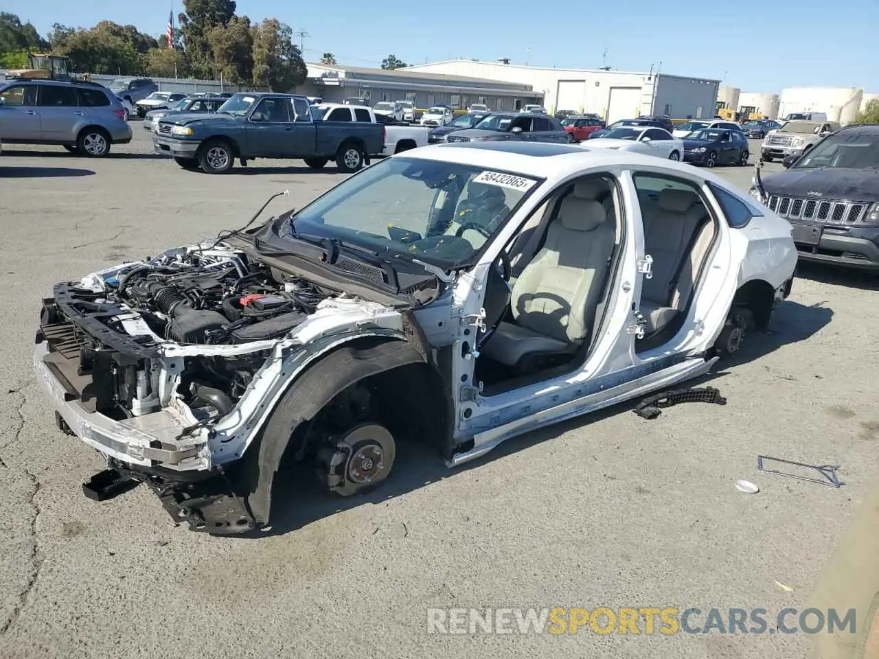 1 Photograph of a damaged car 1HGCV1F59MA085431 HONDA ACCORD 2021