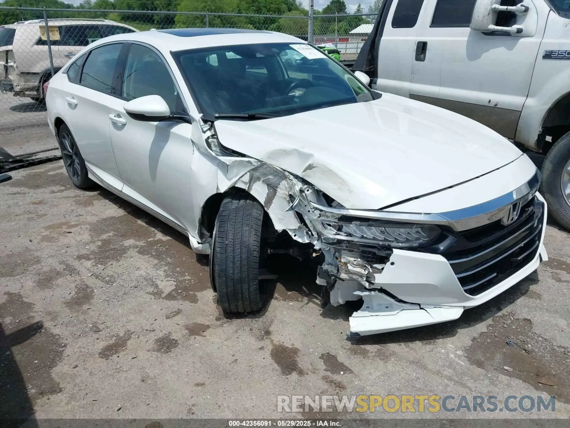 1 Photograph of a damaged car 1HGCV1F5XMA009037 HONDA ACCORD 2021