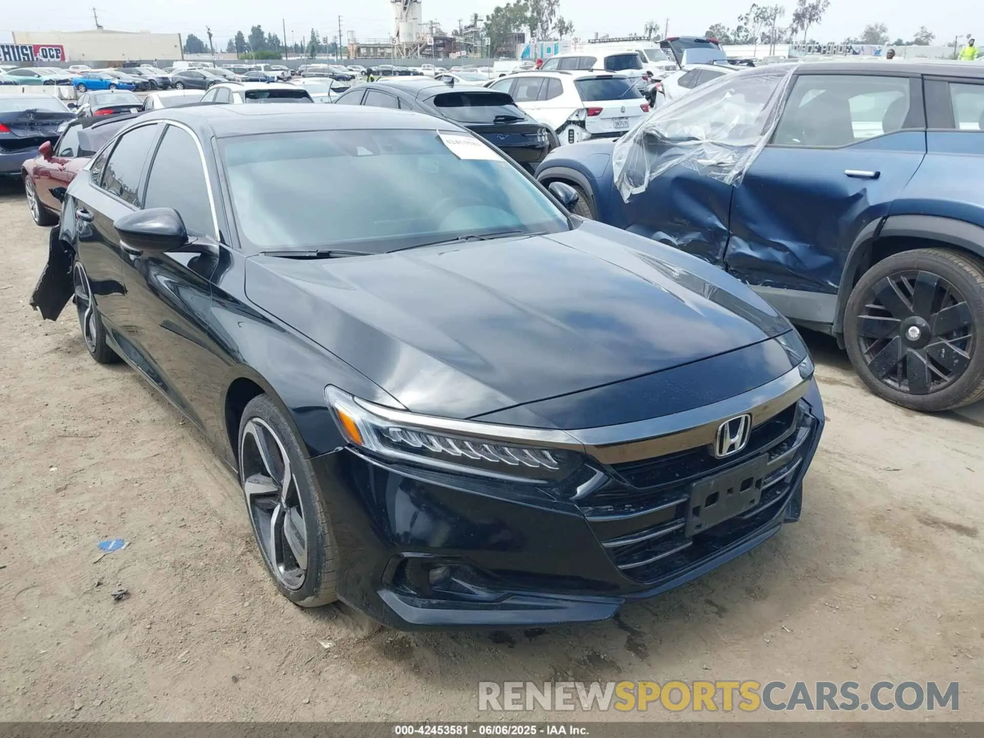 1 Photograph of a damaged car 1HGCV2F30MA014350 HONDA ACCORD 2021