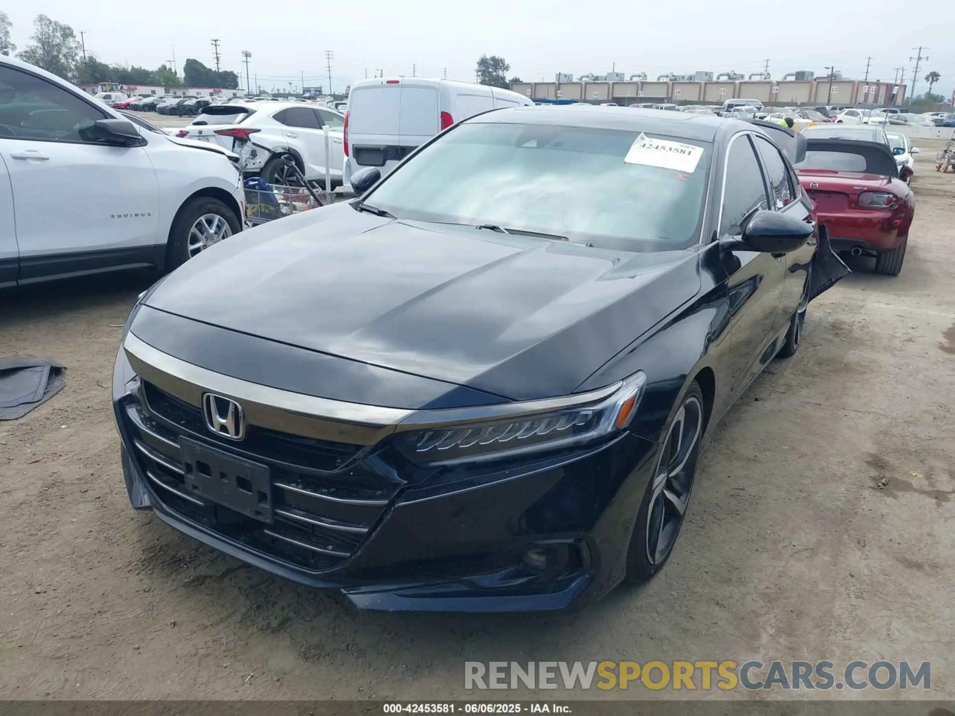2 Photograph of a damaged car 1HGCV2F30MA014350 HONDA ACCORD 2021