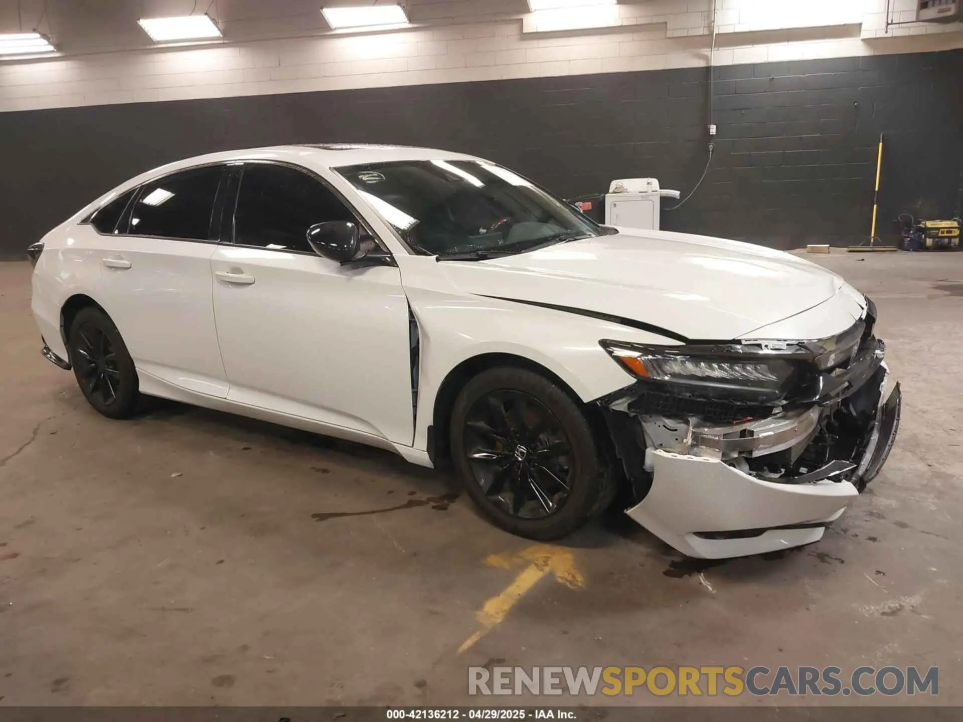 1 Photograph of a damaged car 1HGCV2F30MA033027 HONDA ACCORD 2021