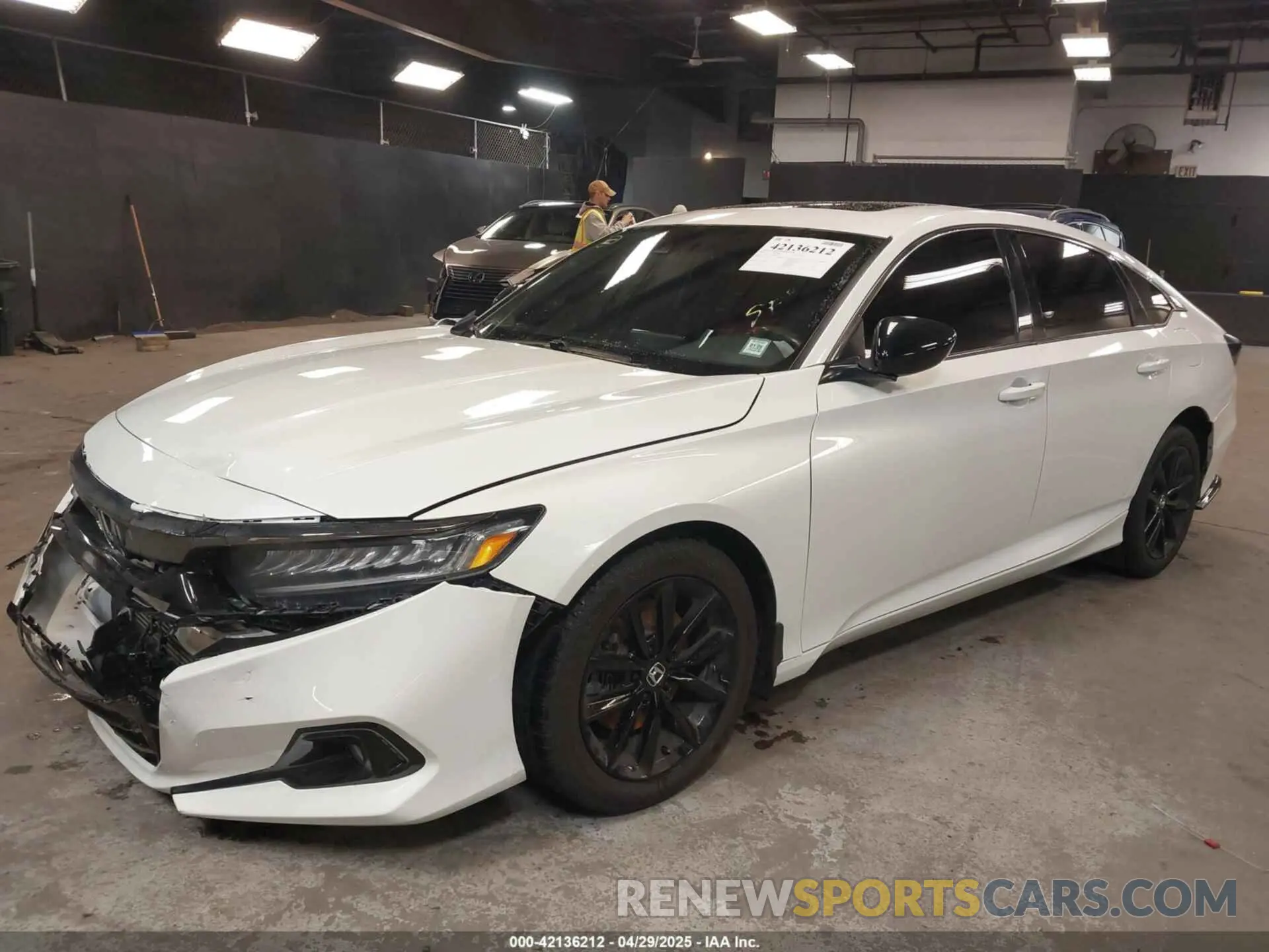 2 Photograph of a damaged car 1HGCV2F30MA033027 HONDA ACCORD 2021